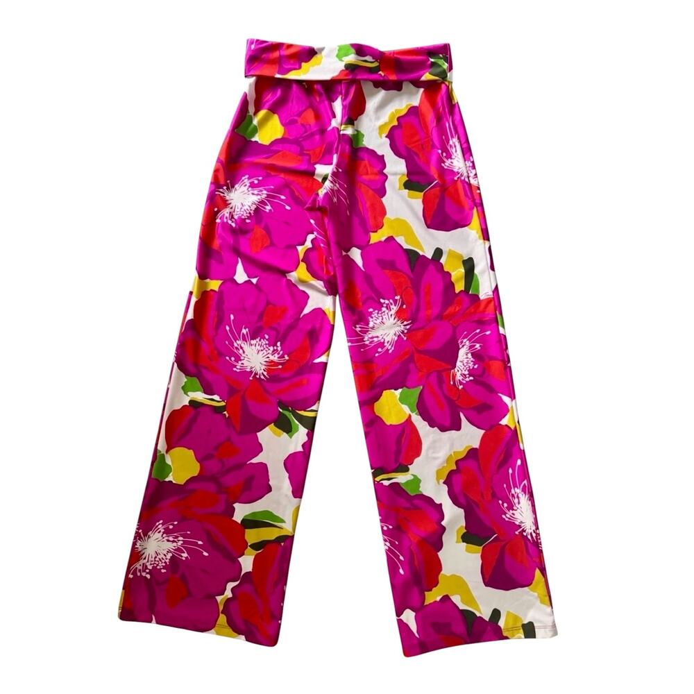 NWT! Trina Turk Floral Bloom Swim Coverup Pants - Size Medium (MSRP $162) - Picture 4 of 5